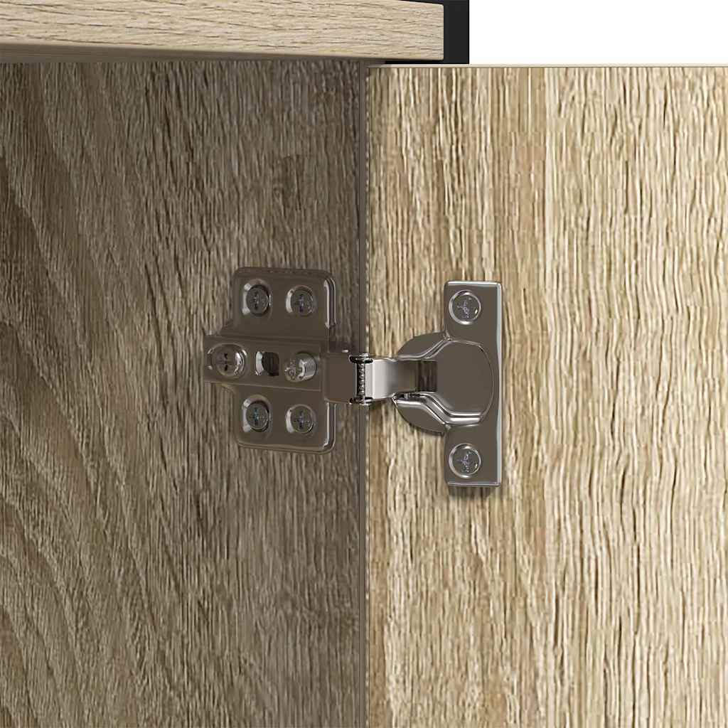 Étagère Chêne sonoma 80 x 30 x 155.5 cm Bois d'ingénierie - XIOS