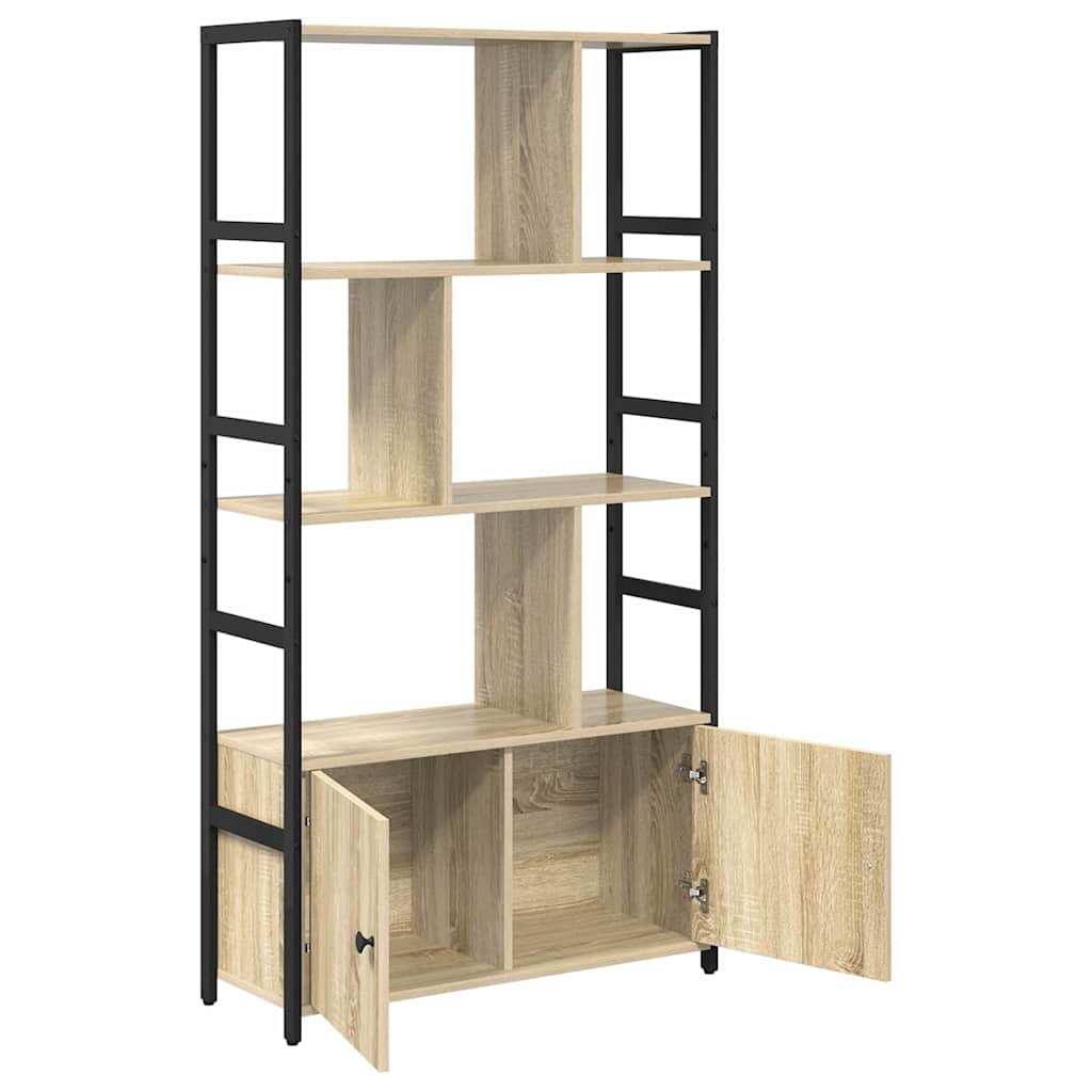 Étagère Chêne sonoma 80 x 30 x 155.5 cm Bois d'ingénierie - XIOS