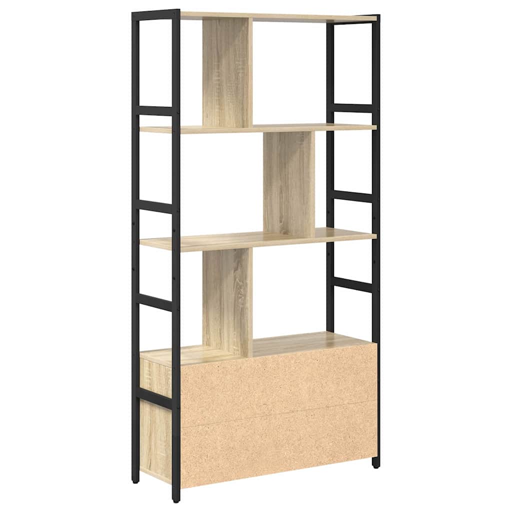 Étagère Chêne sonoma 80 x 30 x 155.5 cm Bois d'ingénierie - XIOS