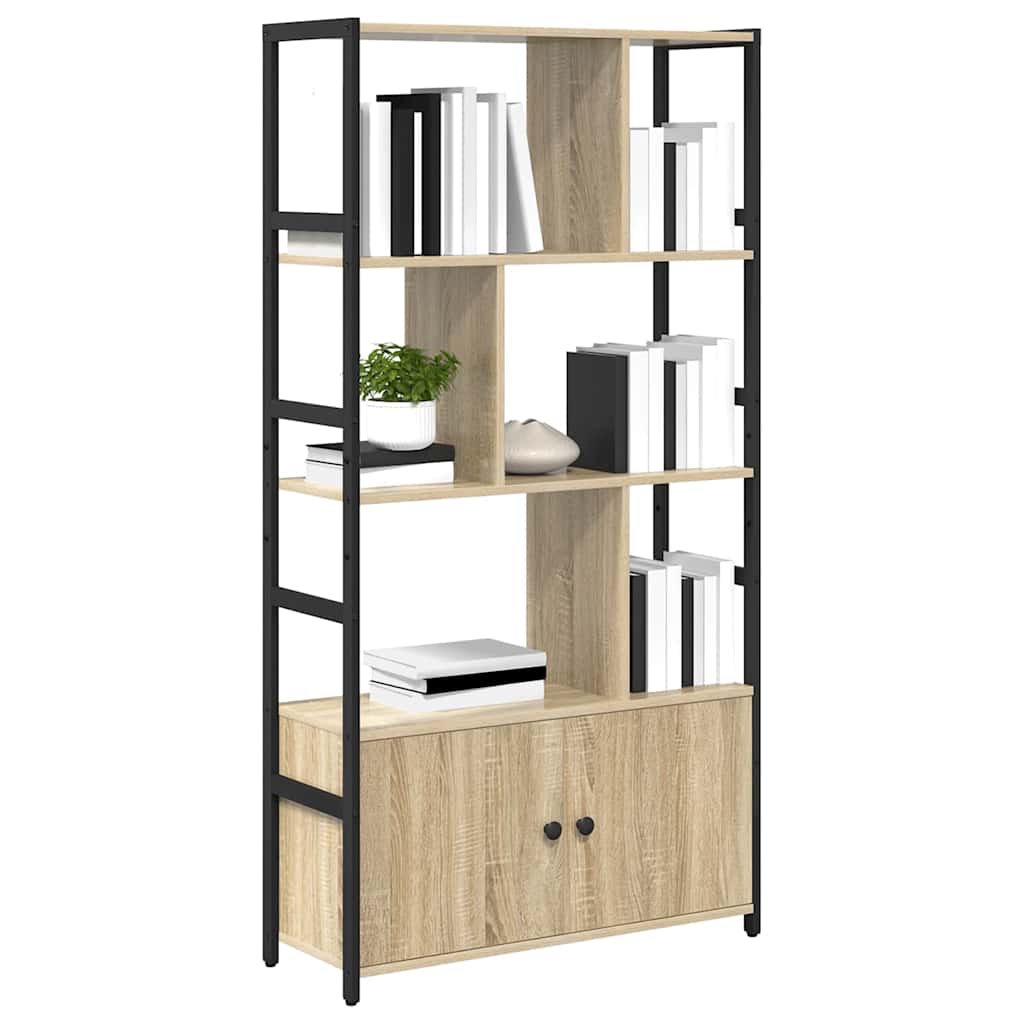Étagère Chêne sonoma 80 x 30 x 155.5 cm Bois d'ingénierie - XIOS