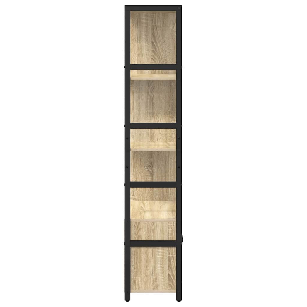 Étagère Chêne sonoma 80 x 30 x 155.5 cm Bois d'ingénierie - XIOS
