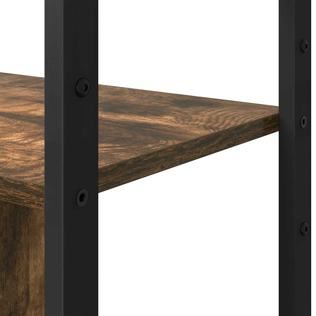 Étagère Chêne fumé 80 x 30 x 155,5 cm Bois d'ingénierie