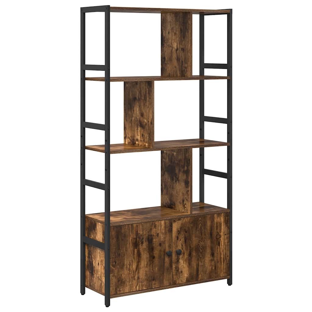 Étagère Chêne fumé 80 x 30 x 155,5 cm Bois d'ingénierie