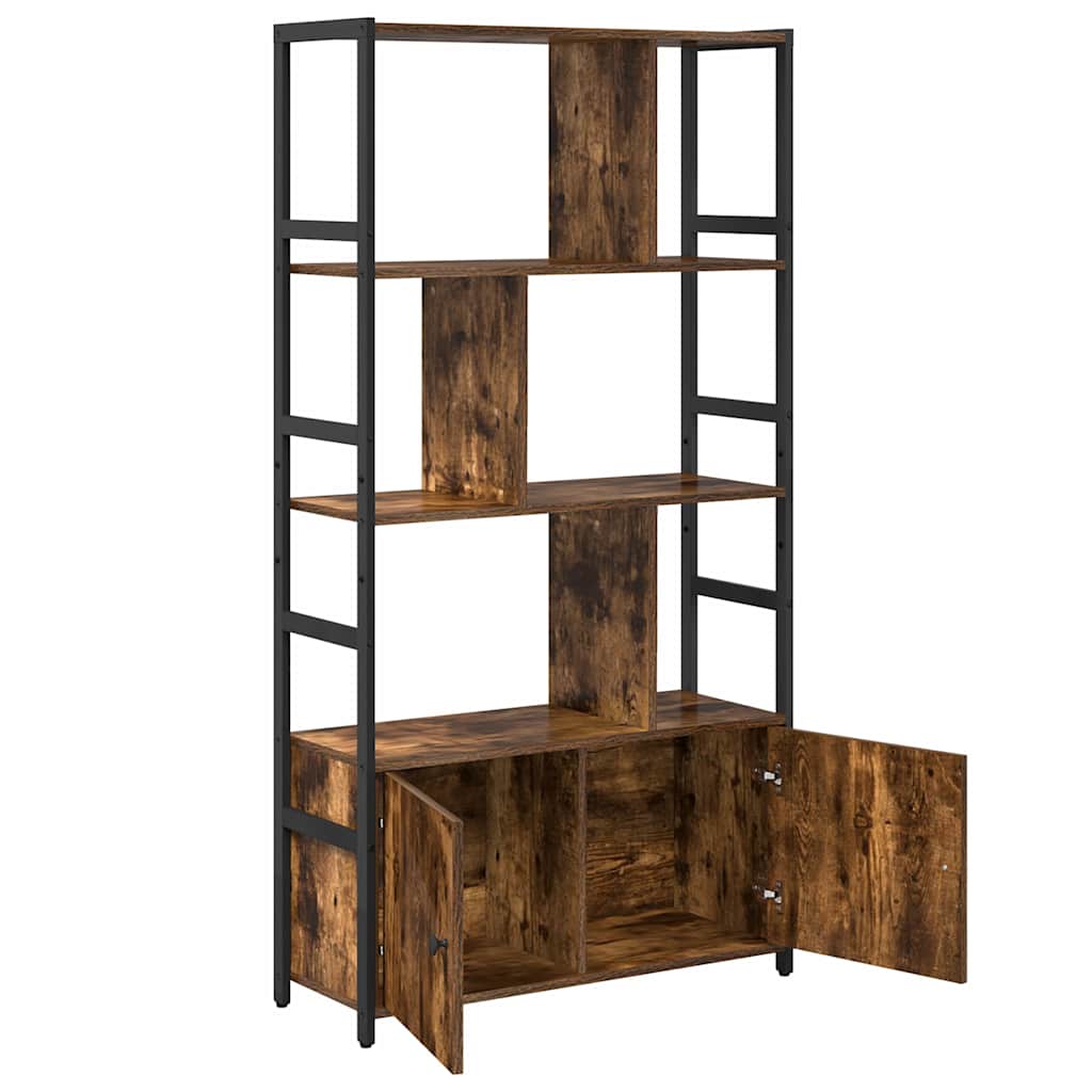 Étagère Chêne fumé 80 x 30 x 155,5 cm Bois d'ingénierie