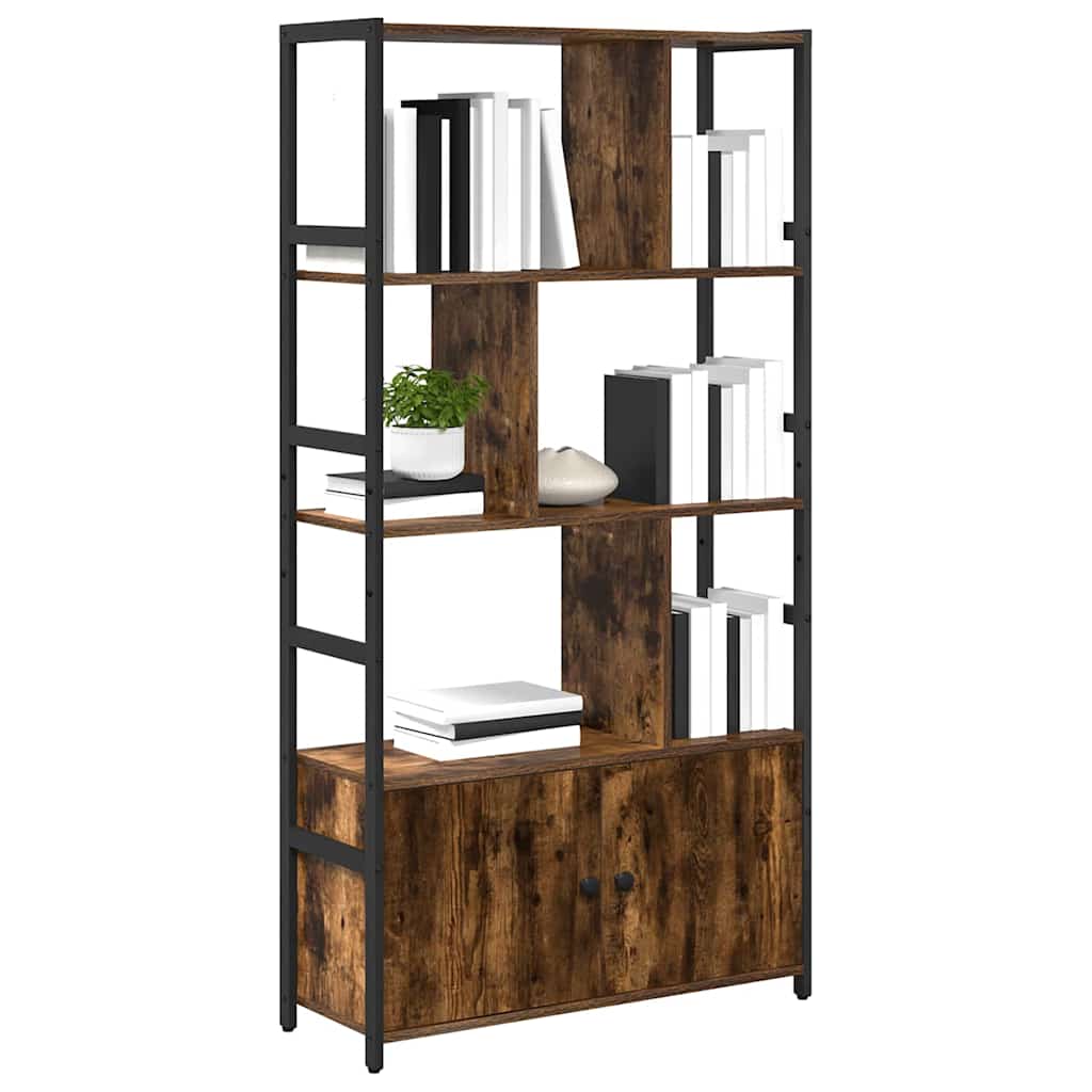 Étagère Chêne fumé 80 x 30 x 155,5 cm Bois d'ingénierie