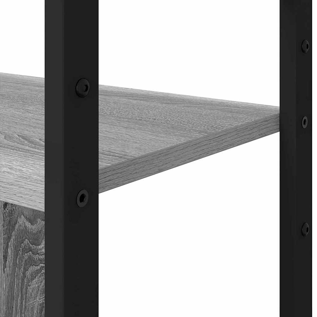 Étagère Sonoma gris 80 x 30 x 155,5 cm Bois d'ingénierie - XIOS