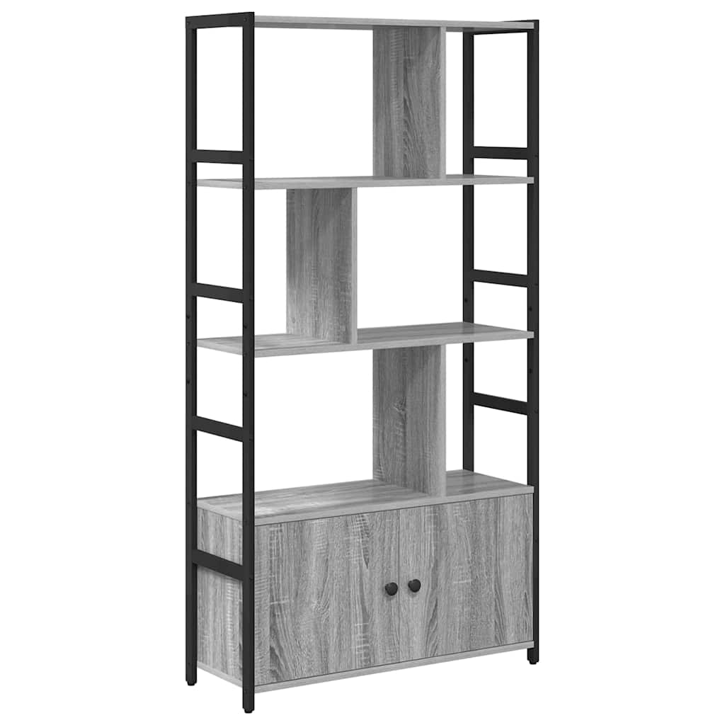 Étagère Sonoma gris 80 x 30 x 155,5 cm Bois d'ingénierie - XIOS