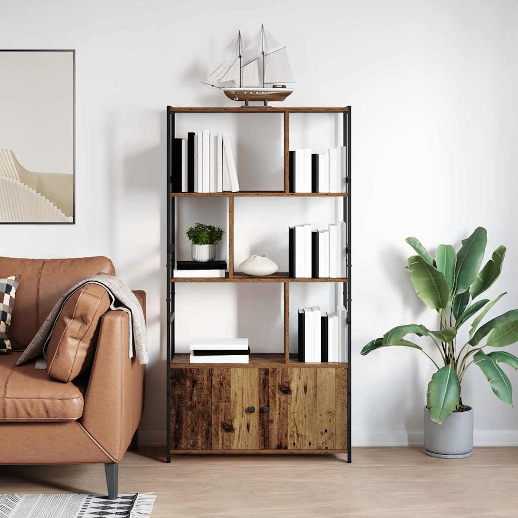 Étagère Bois ancien 80 x 30 x 155.5 cm Bois d'ingénierie - XIOS