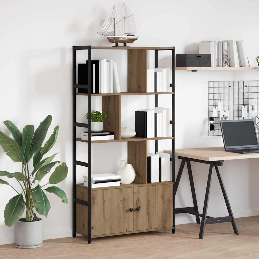 Étagère chêne artisanal 80 x 30 x 155.5 cm Bois d'ingénierie - XIOS