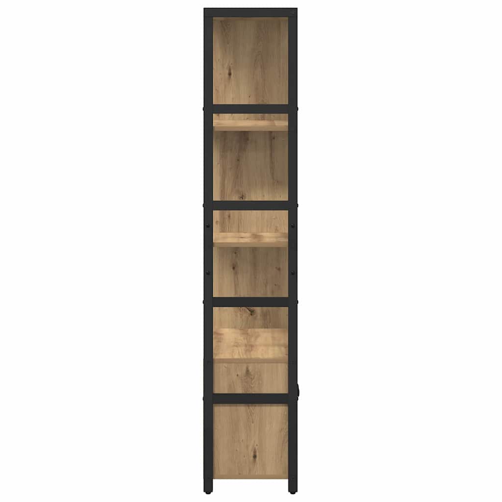 Étagère chêne artisanal 80 x 30 x 155.5 cm Bois d'ingénierie - XIOS