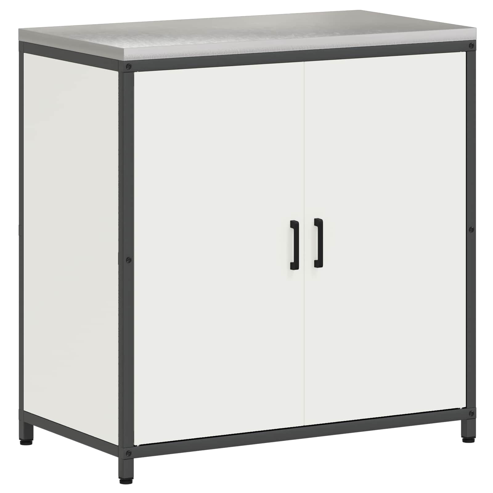 Meuble de rangement de cuisine HATTEM Blanc 90 x 50 x 92 cm - XIOS