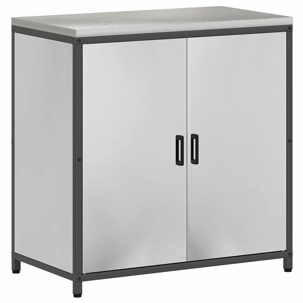 Meuble de rangement de cuisine HATTEM Argenté 90 x 50 x 92 cm - XIOS