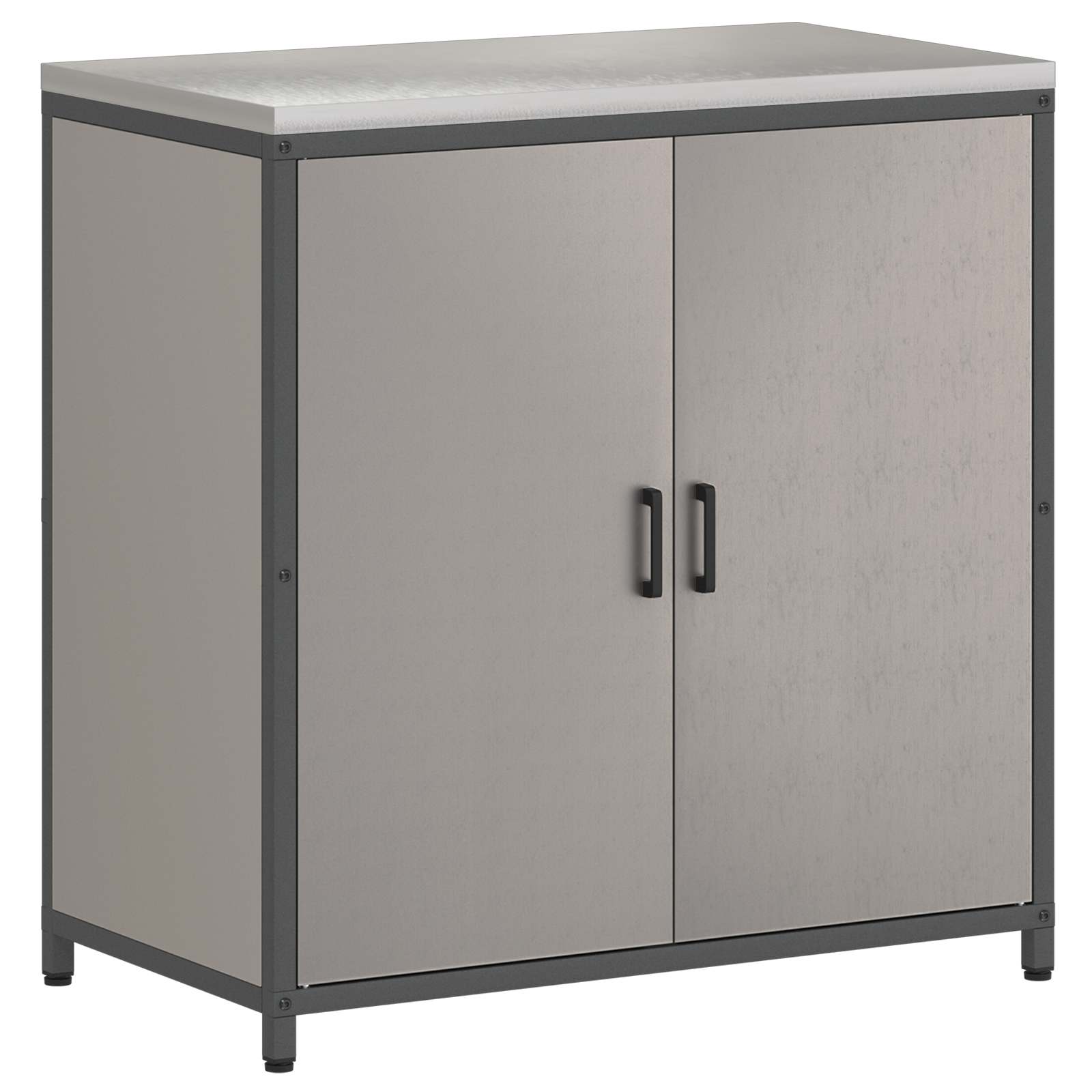 Meuble de rangement de cuisine HATTEM Rouillé 90 x 50 x 92 cm - XIOS