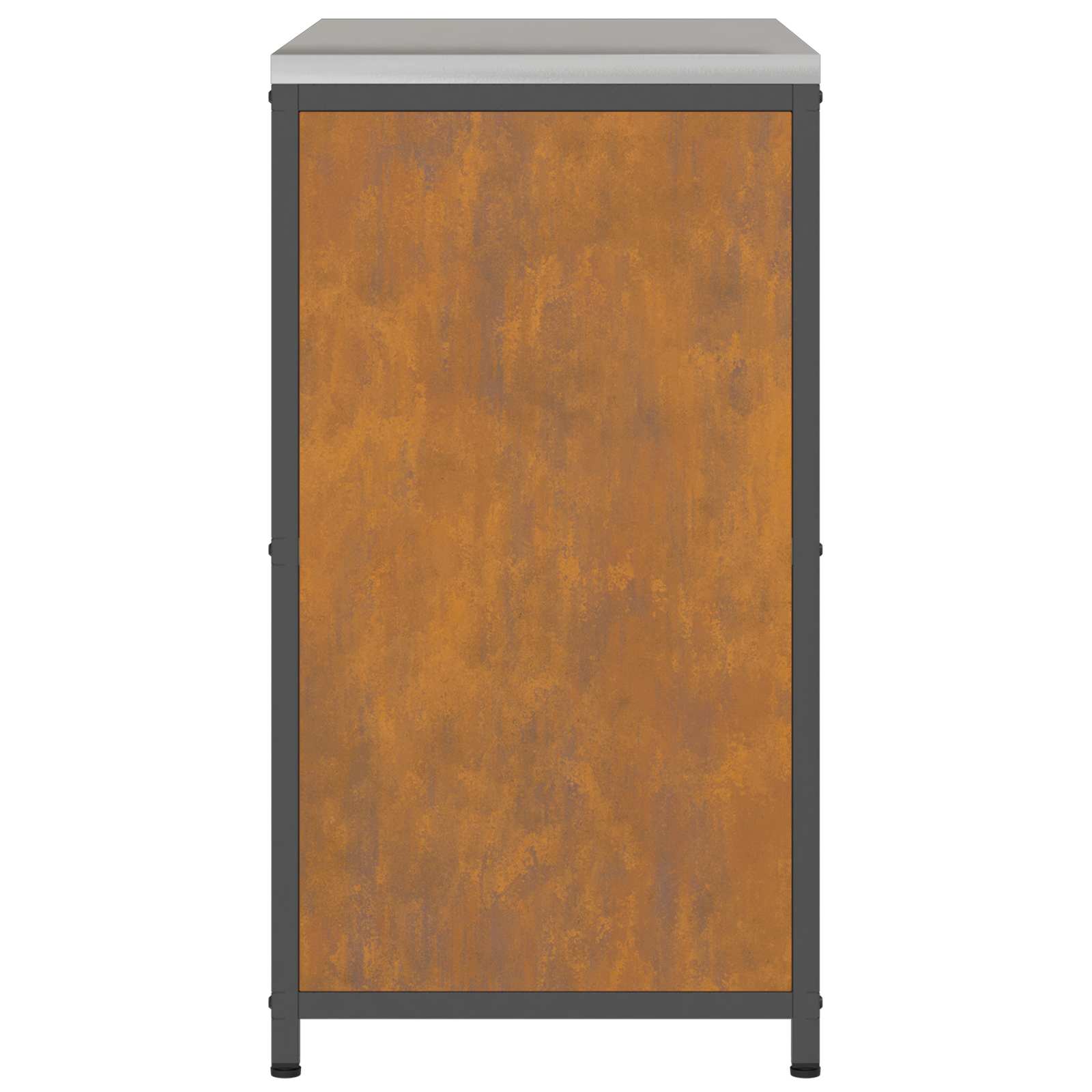 Meuble de rangement de cuisine HATTEM Rouillé 90 x 50 x 92 cm - XIOS