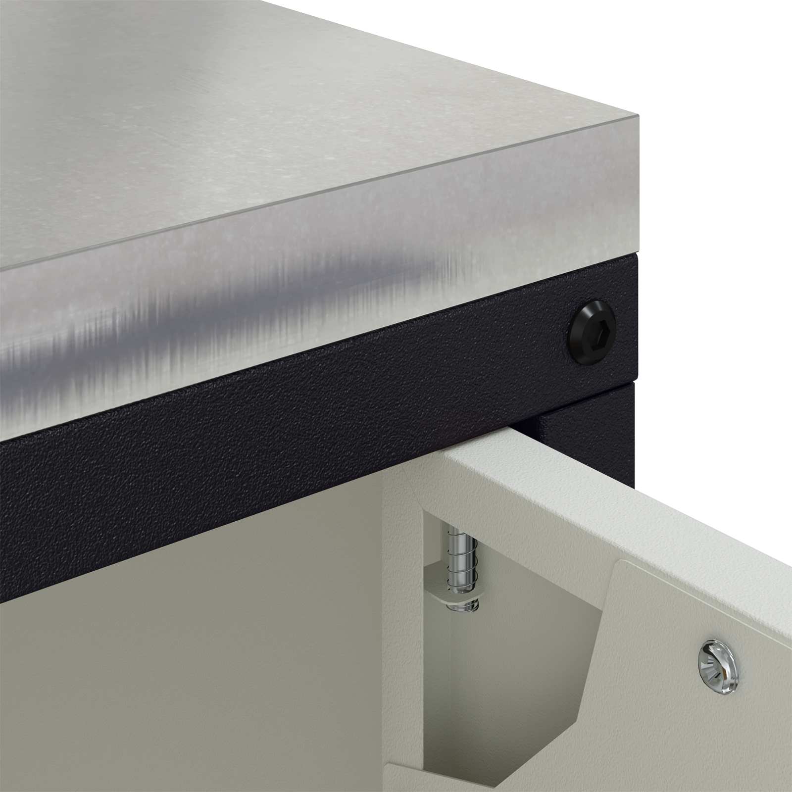 Meuble de rangement de cuisine HATTEM Blanc 90 x 50 x 53 cm - XIOS