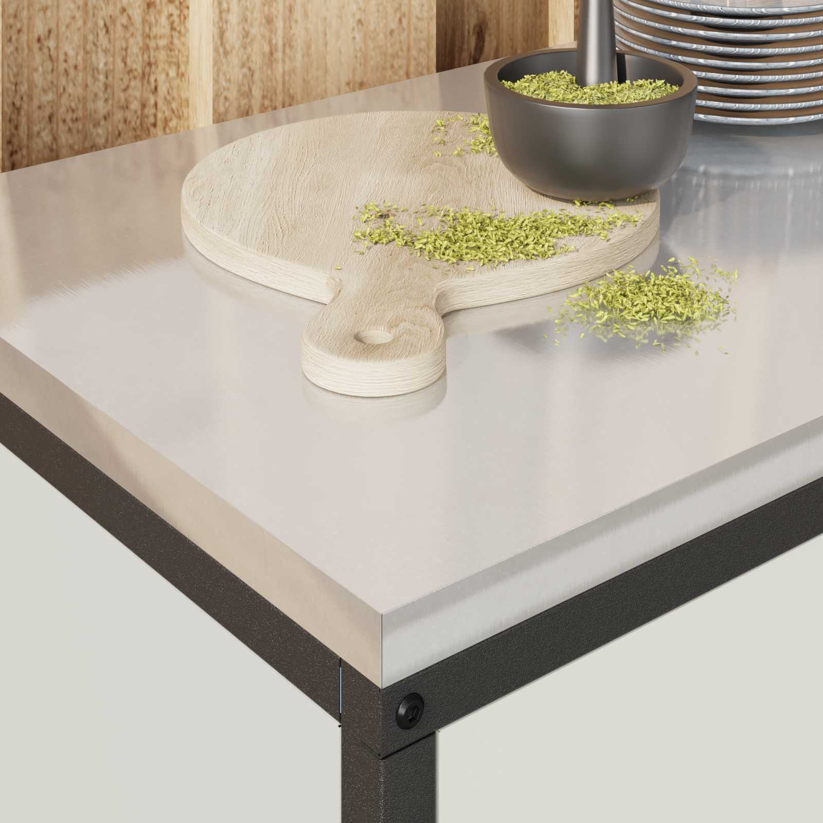 Meuble de rangement de cuisine HATTEM Blanc 90 x 50 x 53 cm - XIOS