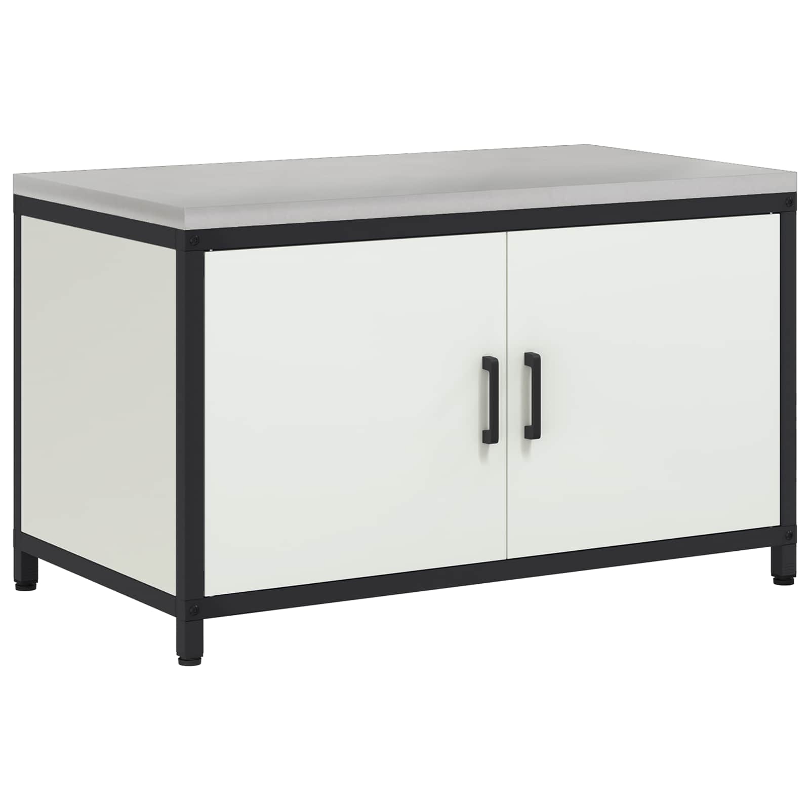 Meuble de rangement de cuisine HATTEM Blanc 90 x 50 x 53 cm - XIOS