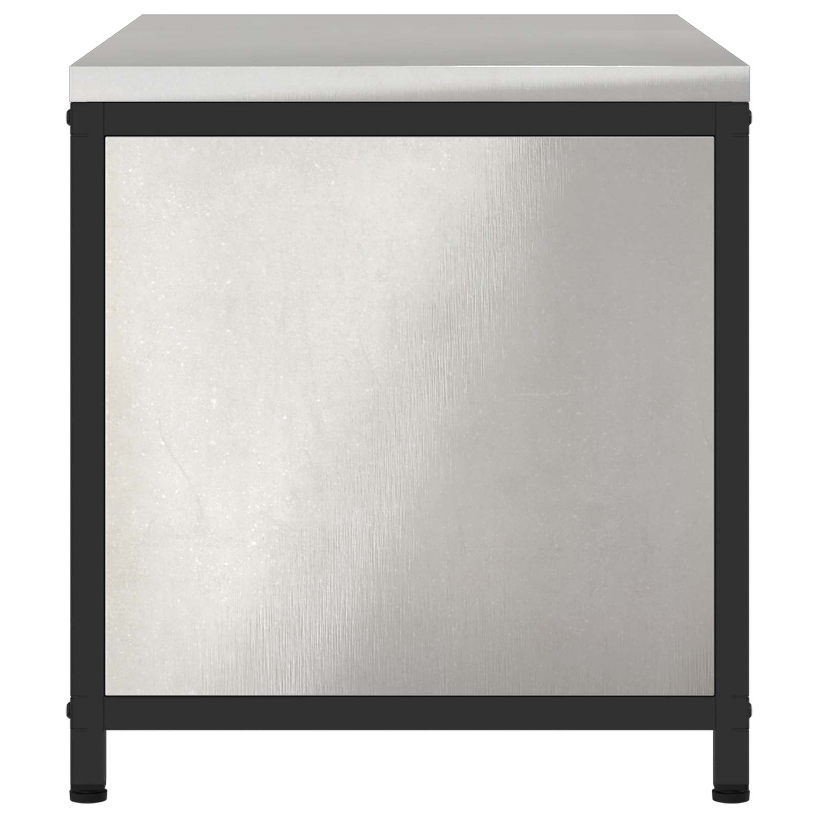 Meuble de rangement de cuisine HATTEM Argenté 90 x 50 x 53 cm - XIOS