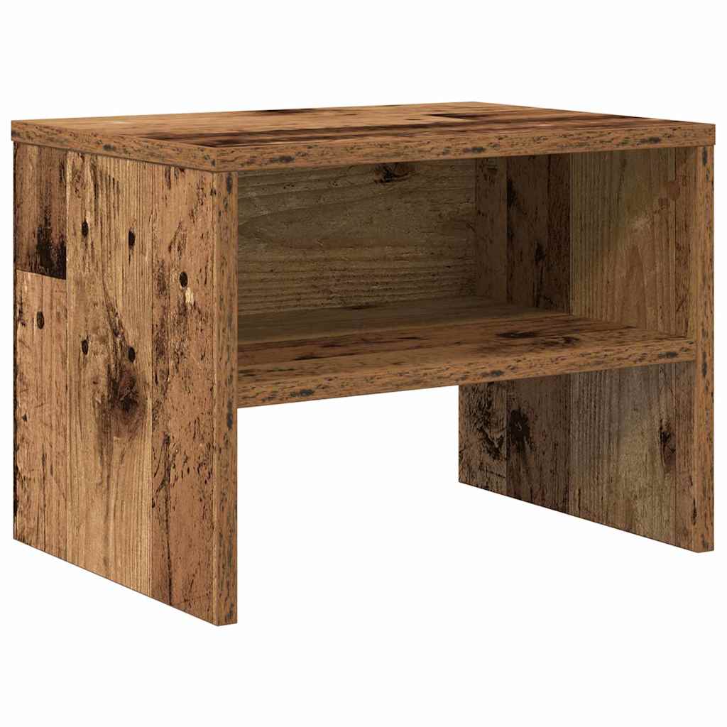 Cabinet de chevet 2 pcs Bois ancien 40 x 40 x 30 cm - XIOS