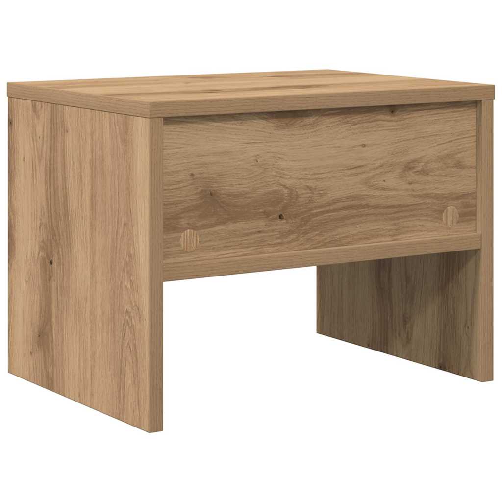 Cabinet de chevet chêne artisanal 40 x 40 x 30 cm - XIOS