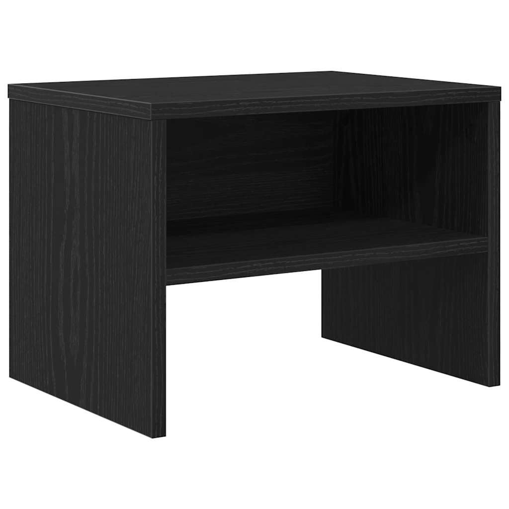 Cabinet de chevet Chêne noir 40 x 40 x 30 cm Bois d'ingénierie - XIOS