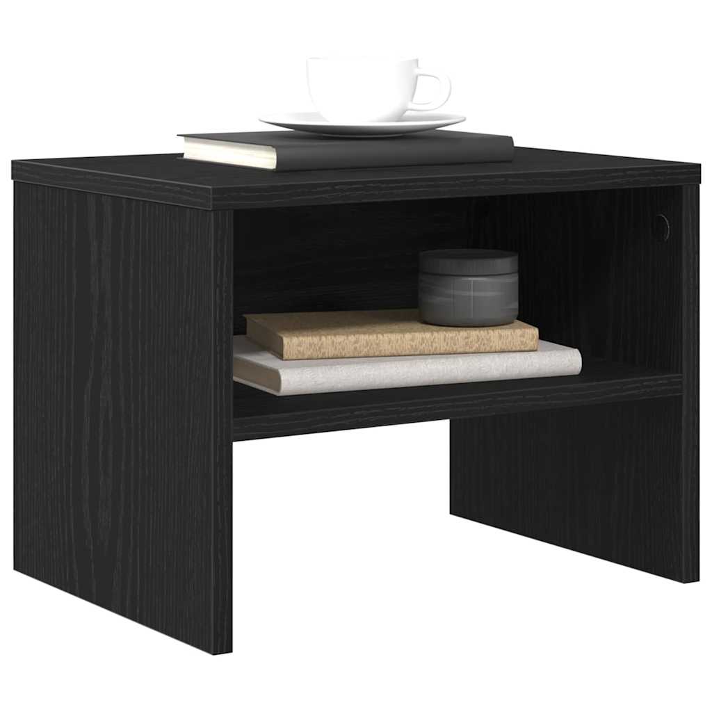 Cabinet de chevet Chêne noir 40 x 40 x 30 cm Bois d'ingénierie - XIOS