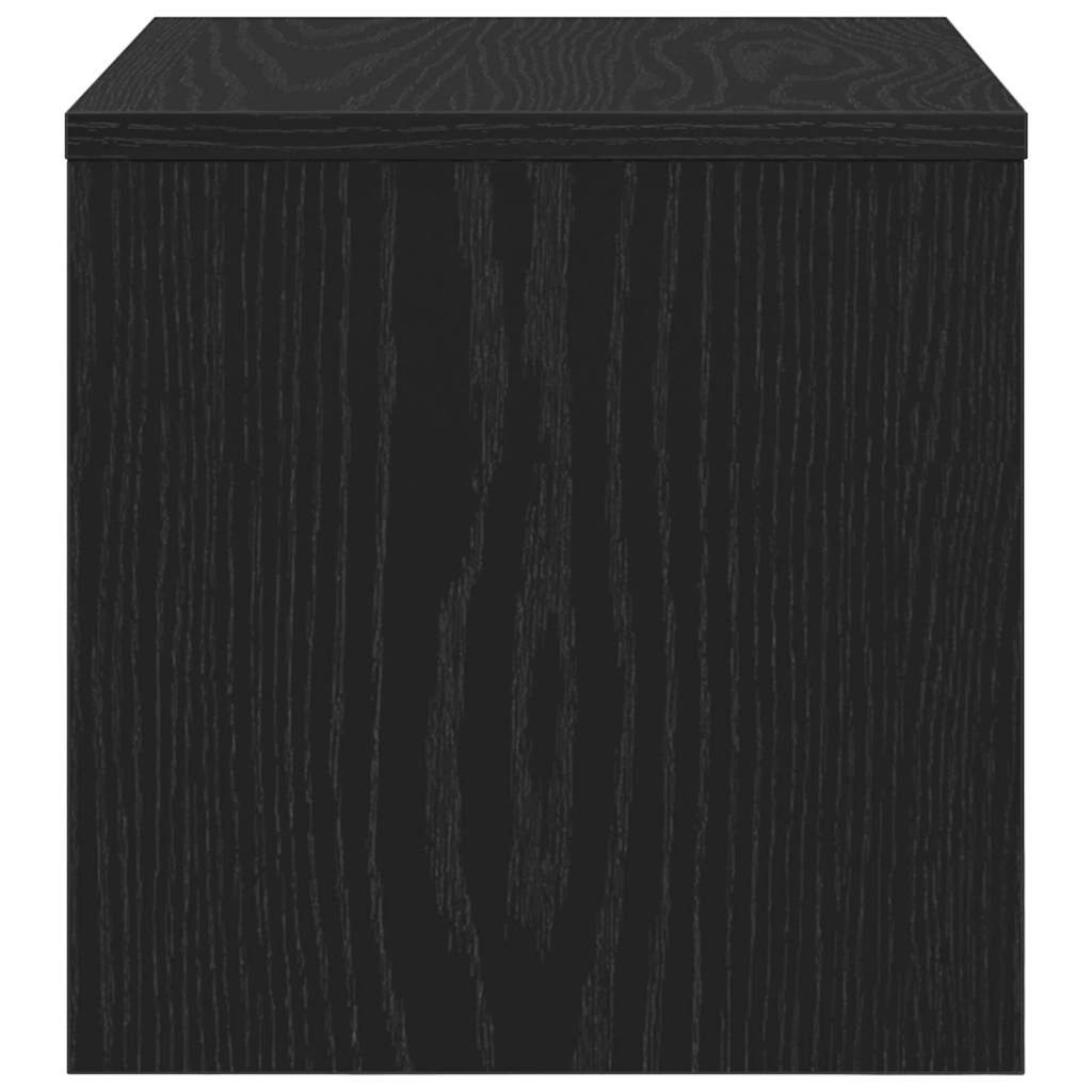 Cabinet de chevet Chêne noir 40 x 40 x 30 cm Bois d'ingénierie - XIOS