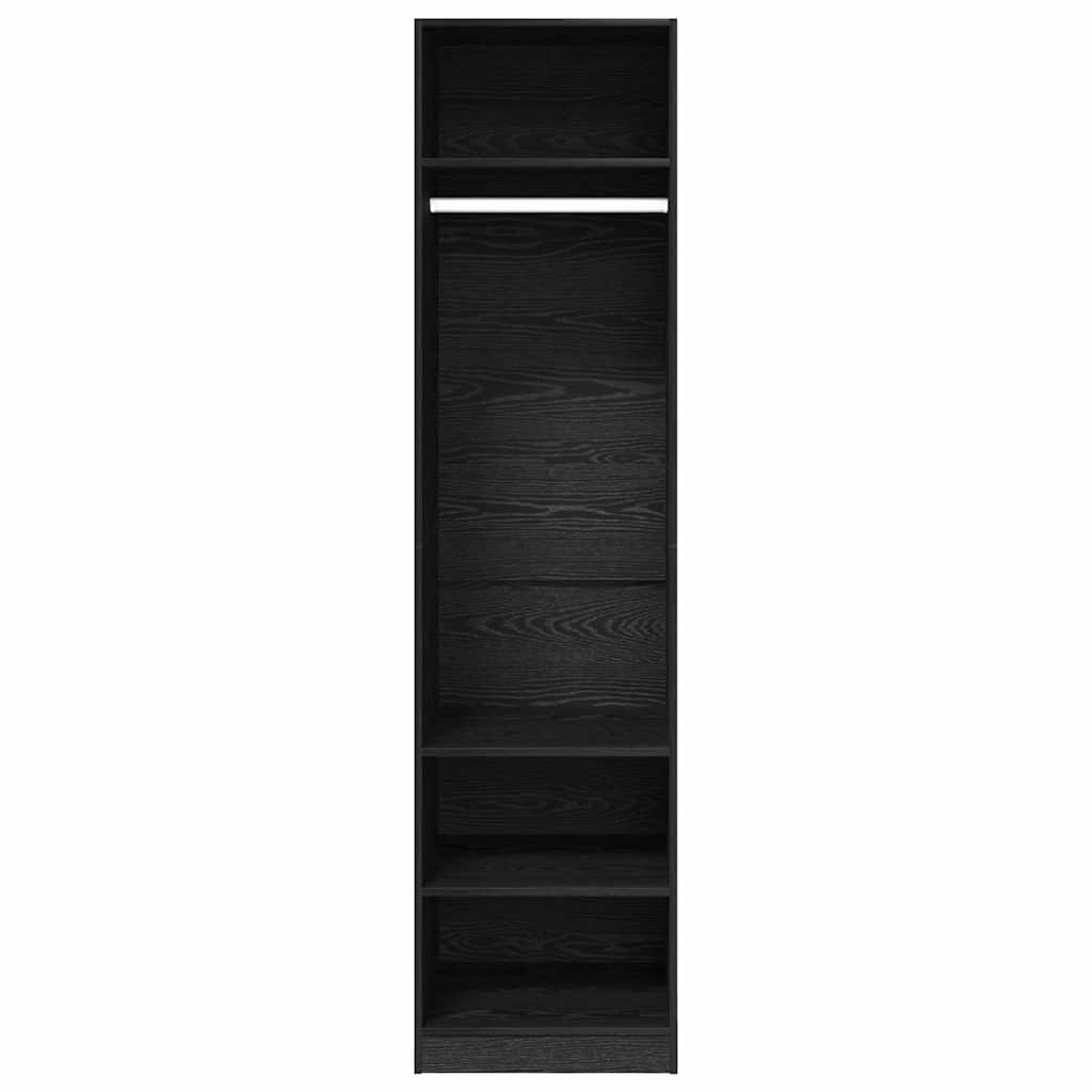Armoire avec étagère avec stockage Chêne noir Bois d'ingénierie - XIOS