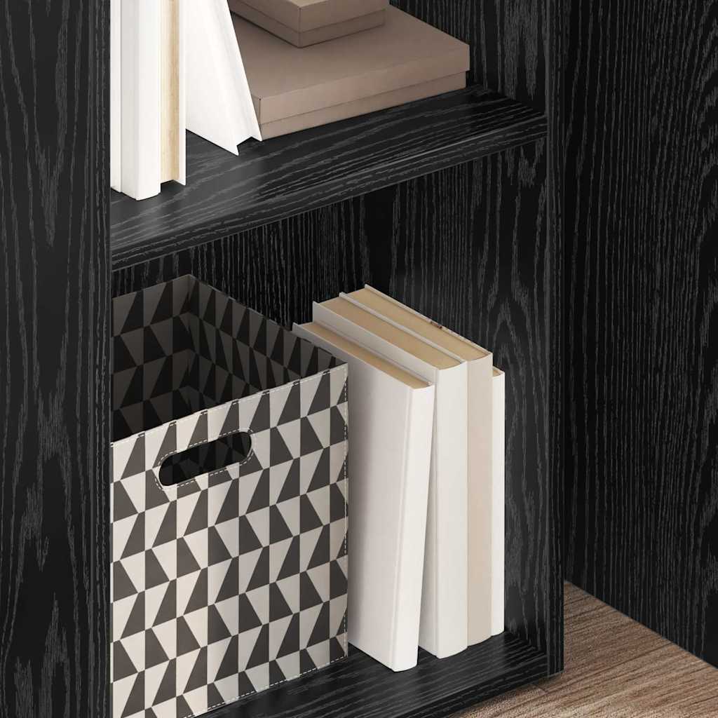 Bibliothèque Chêne noir 40 x 30 x 114 cm Bois d'ingénierie - XIOS