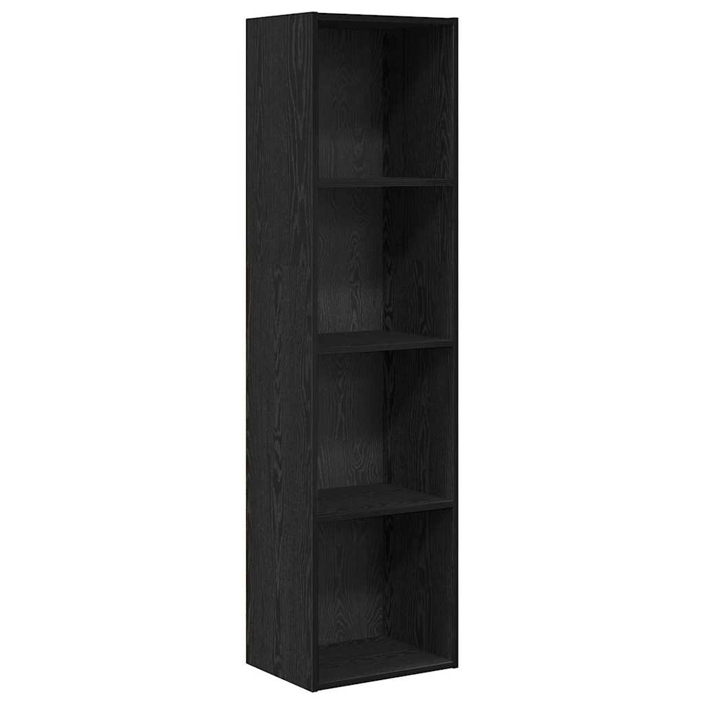 Bibliothèque Chêne noir 40 x 30 x 152 cm Bois d'ingénierie - XIOS