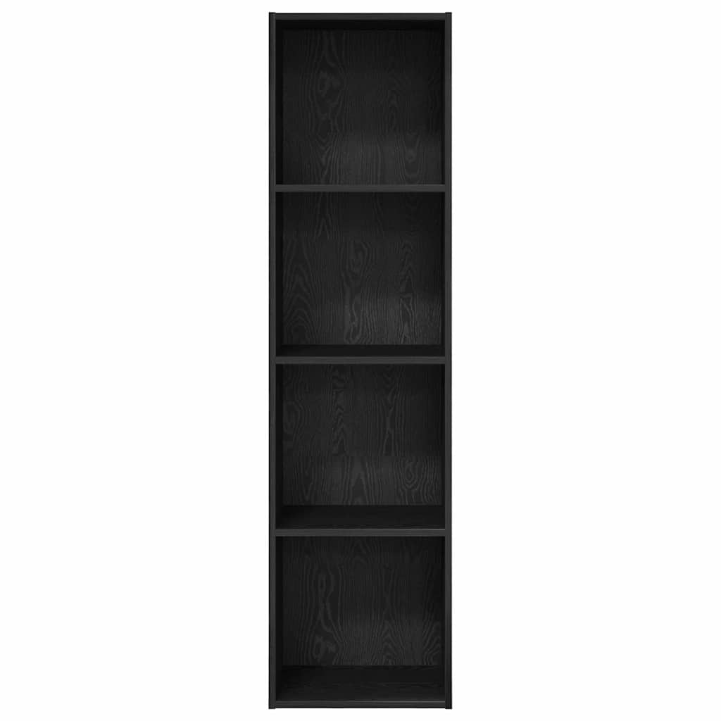 Bibliothèque Chêne noir 40 x 30 x 152 cm Bois d'ingénierie - XIOS