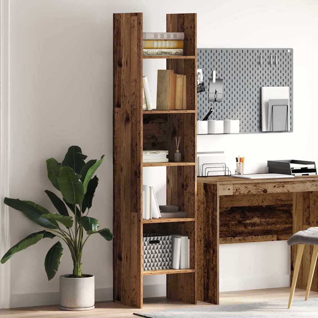 Bibliothèque Bois ancien 40 x 35 x 180 cm Bois d'ingénierie - XIOS
