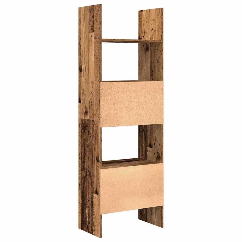 Bibliothèque Bois ancien 60 x 35 x 180 cm Bois d'ingénierie - XIOS