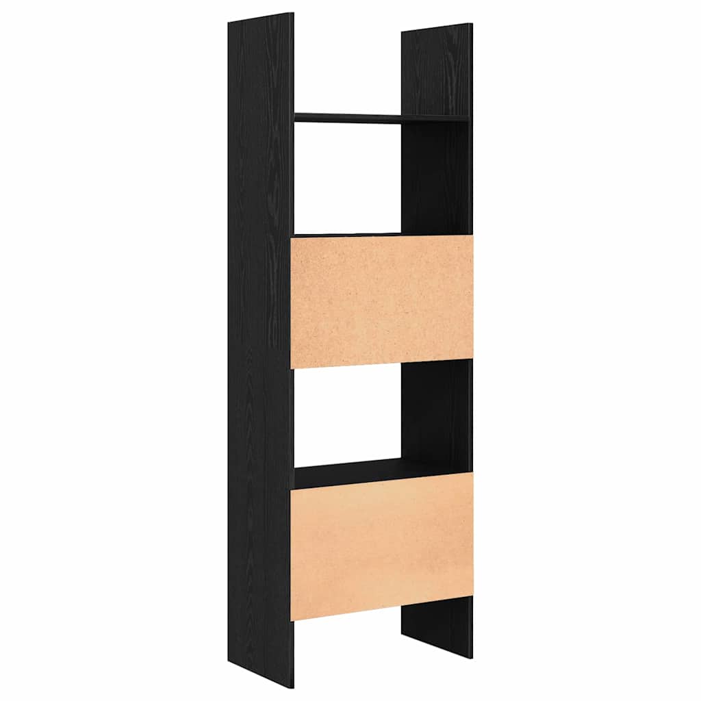 Bibliothèque Chêne noir 60 x 35 x 180 cm Bois d'ingénierie - XIOS