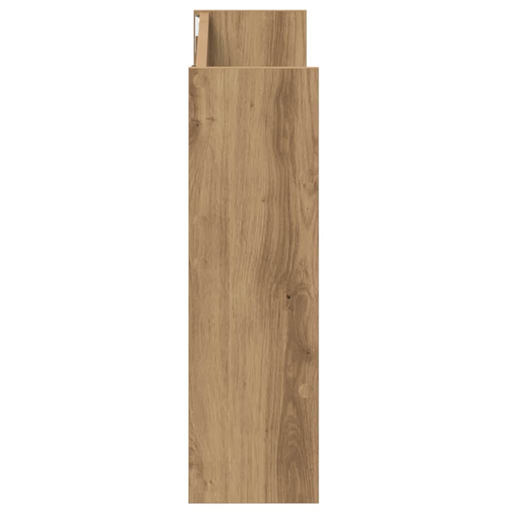 Cabinet à chaussures 2 pc 81 x 18 x 60 cm Bois d'ingénierie - XIOS