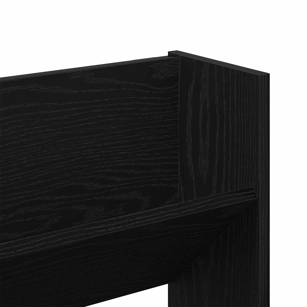 Cabinet à chaussures 2 pcs Chêne noir 83 x 18 x 60 cm - XIOS