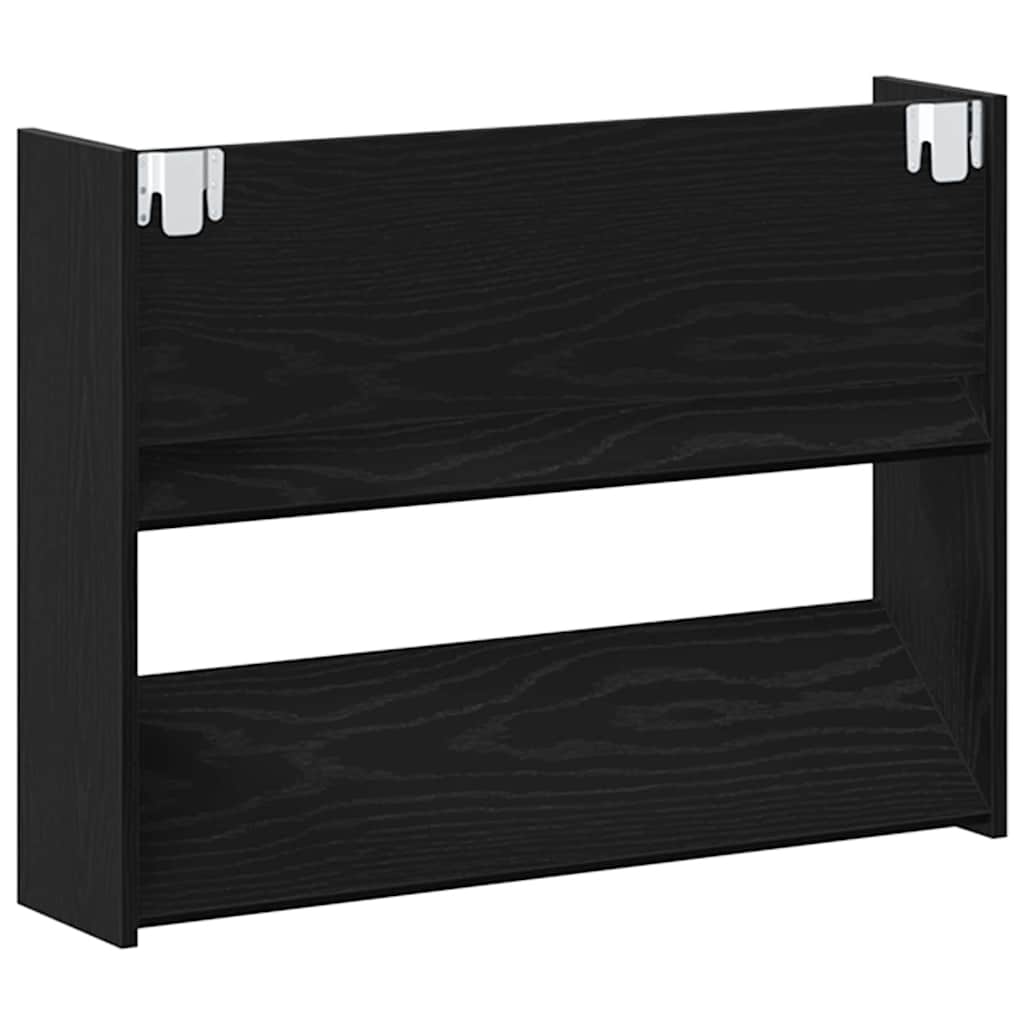 Cabinet à chaussures 2 pcs Chêne noir 83 x 18 x 60 cm - XIOS