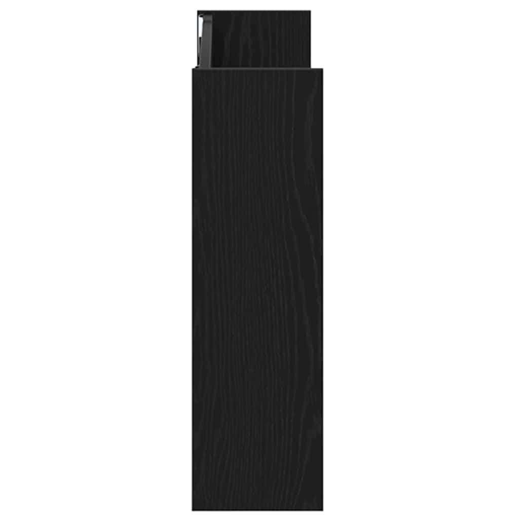 Cabinets à chaussures muraux Autre Chêne noir Bois d'ingénierie - XIOS