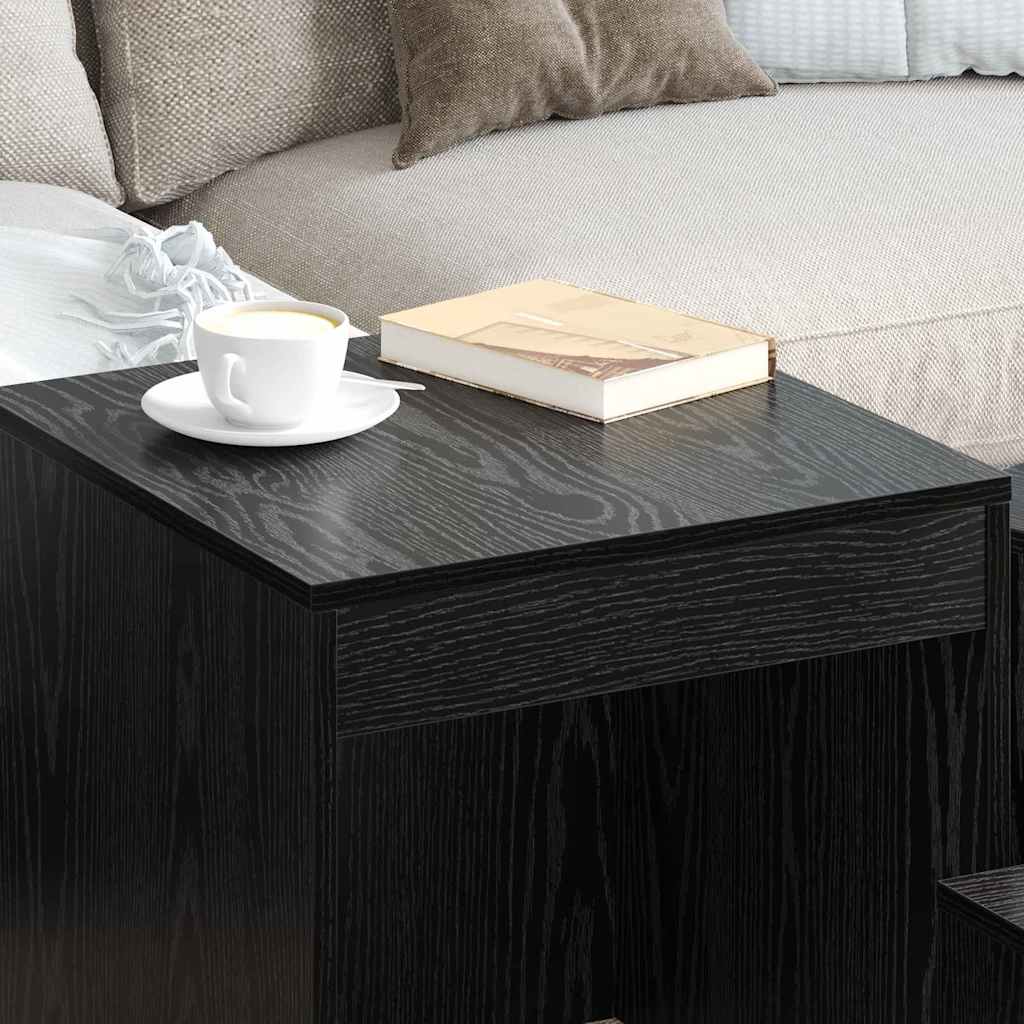 Tables basses Autre 3 pcs Chêne noir Bois d'ingénierie - XIOS