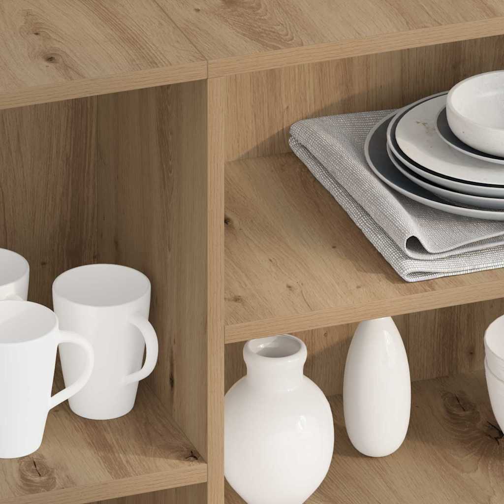 Buffet chêne artisanal 120 x 30 x 75 cm Bois d'ingénierie - XIOS