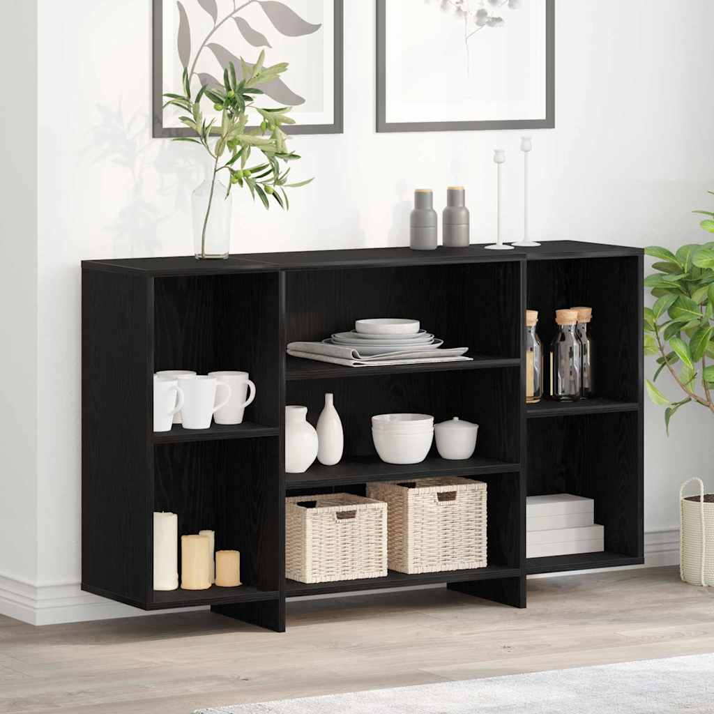 Buffet Chêne noir 120 x 30 x 75 cm Bois d'ingénierie - XIOS