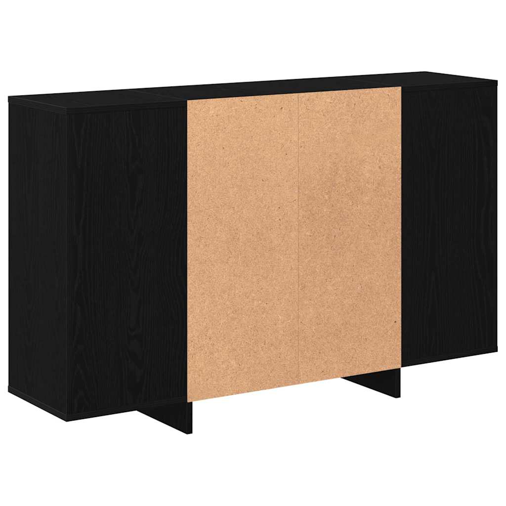 Buffet Chêne noir 120 x 30 x 75 cm Bois d'ingénierie - XIOS
