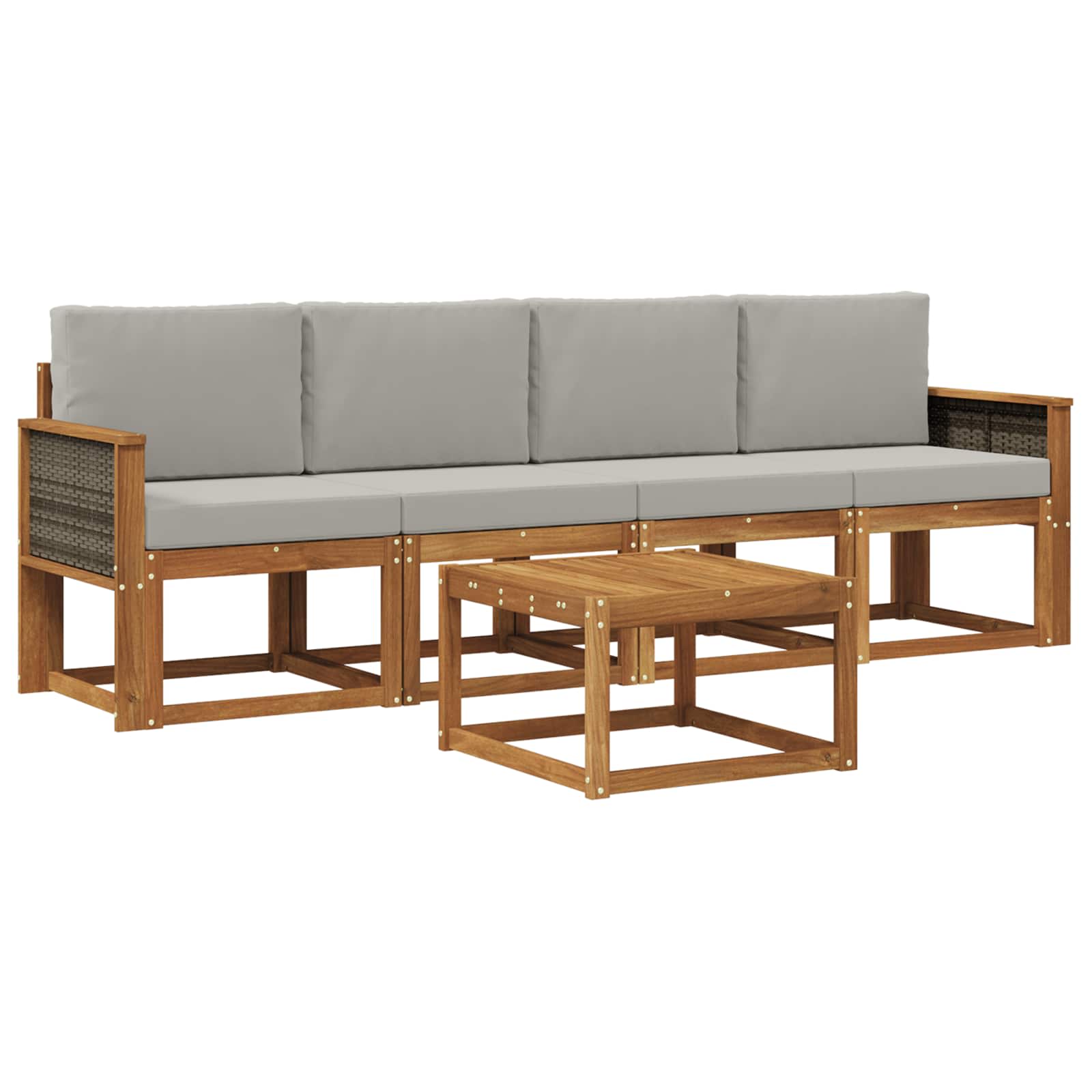 Ensemble de canapés d'extérieur avec coussin 4 pcs - XIOS