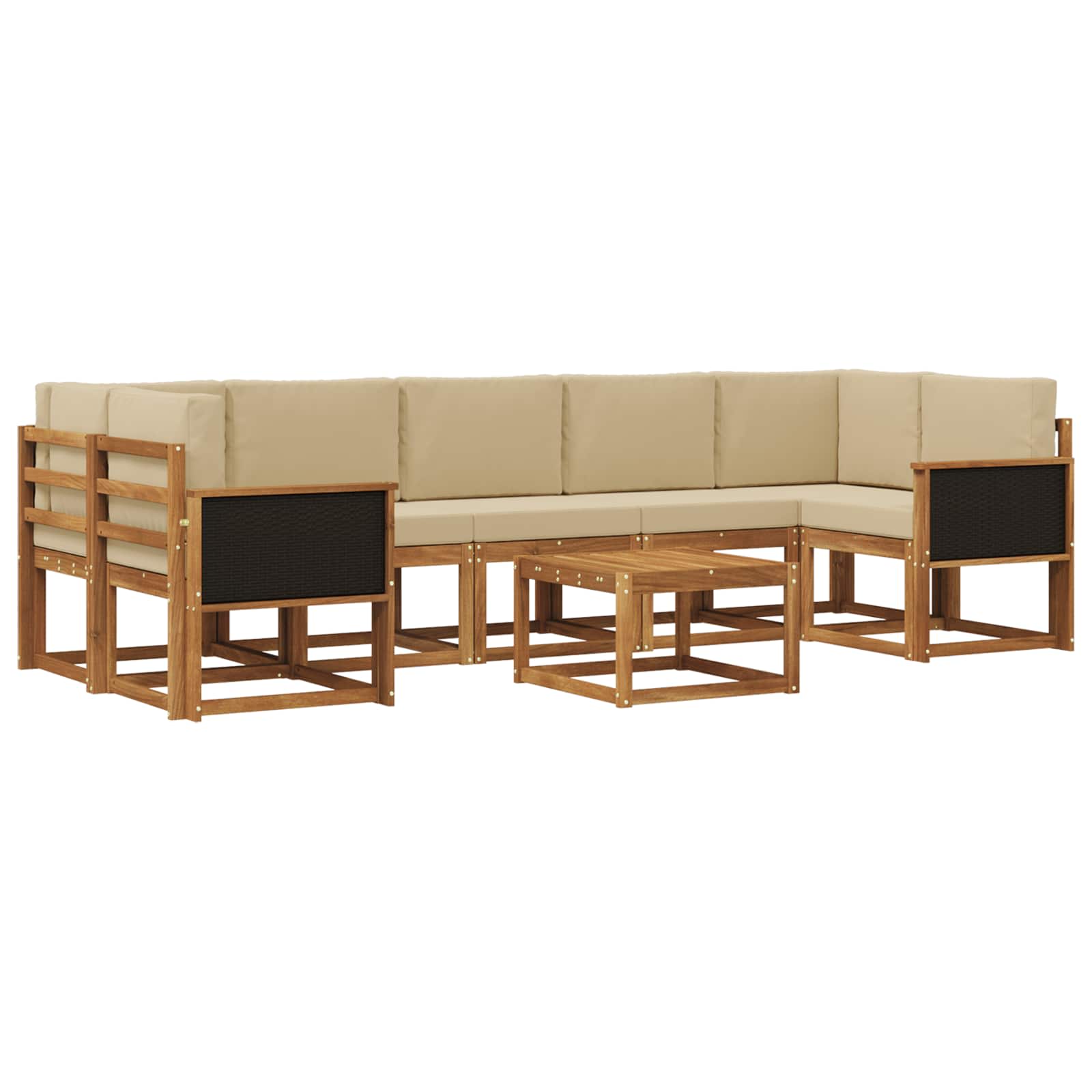 Ensemble de canapés d'extérieur avec coussin 6 pcs - XIOS