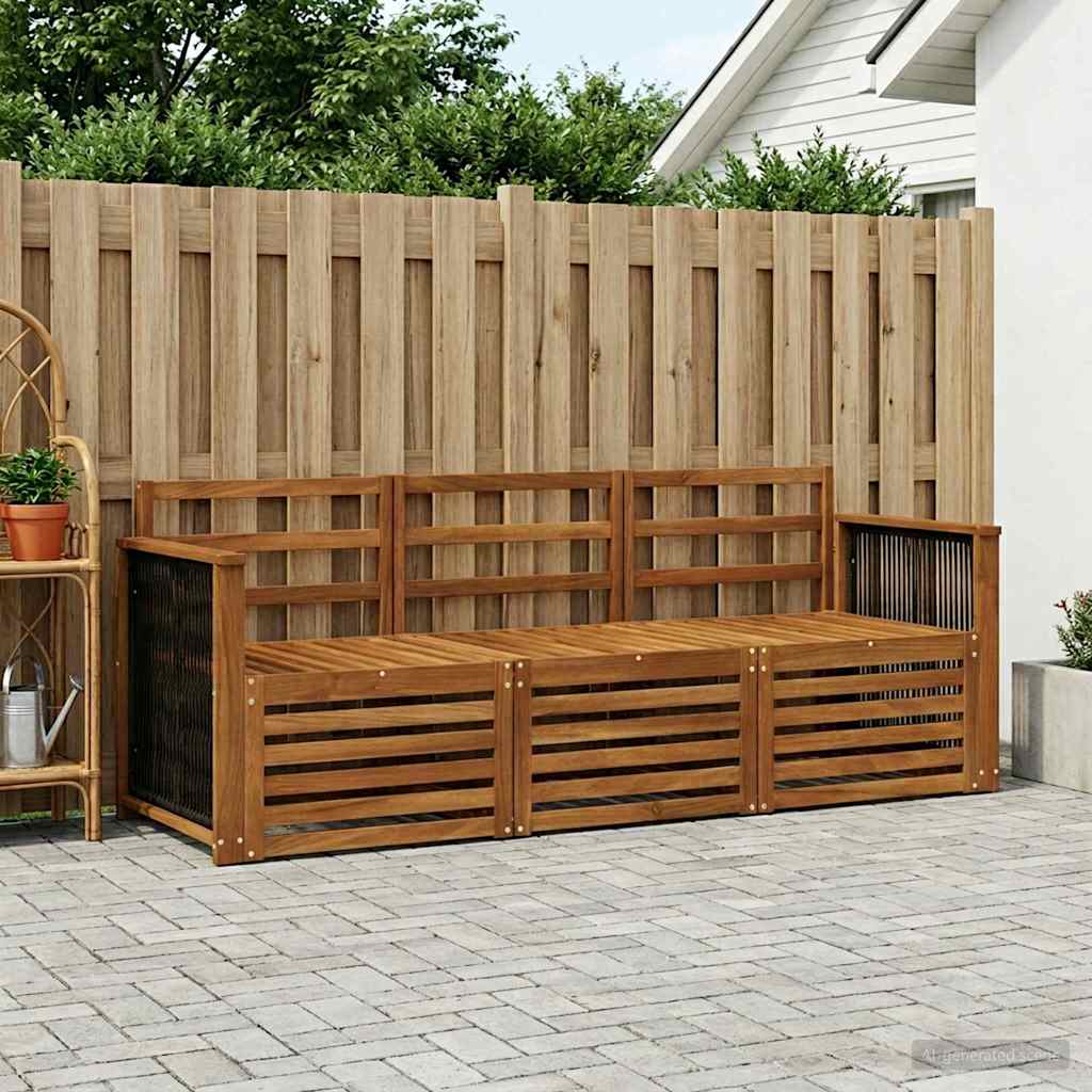 Ensembles de canapés 3 pcs Bois d'Acacia Massif - XIOS