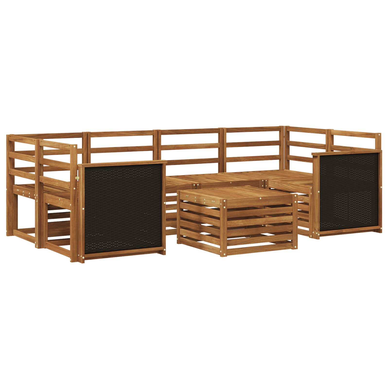 Ensemble de canapés d'extérieur 7 pcs Naturel - XIOS