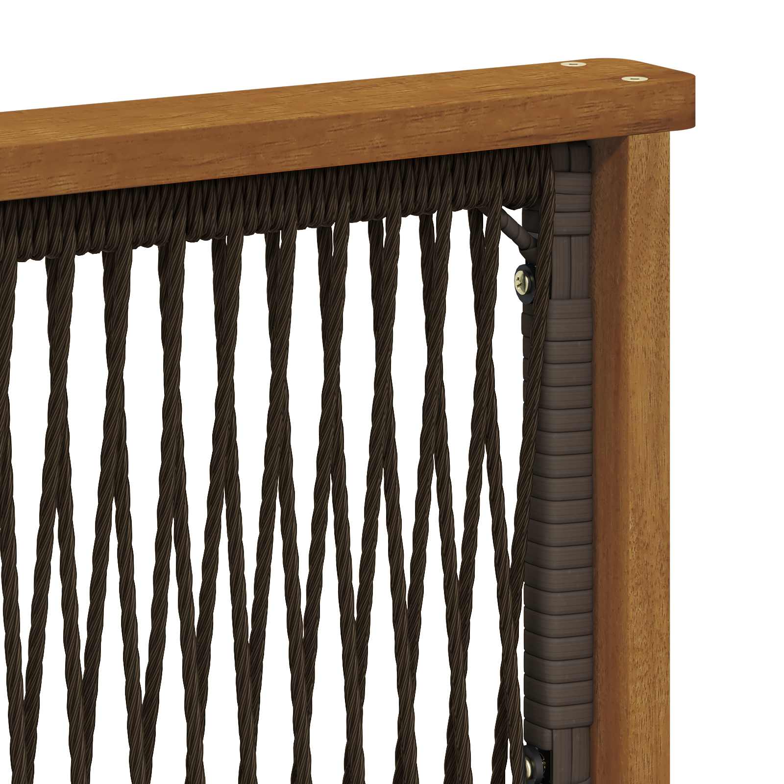 Ensemble de canapé d'angle 4 pcs Naturel Bois d'Acacia Massif - XIOS