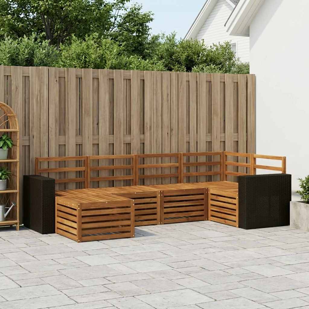 Ensemble de canapé d'angle 6 pcs Naturel - XIOS