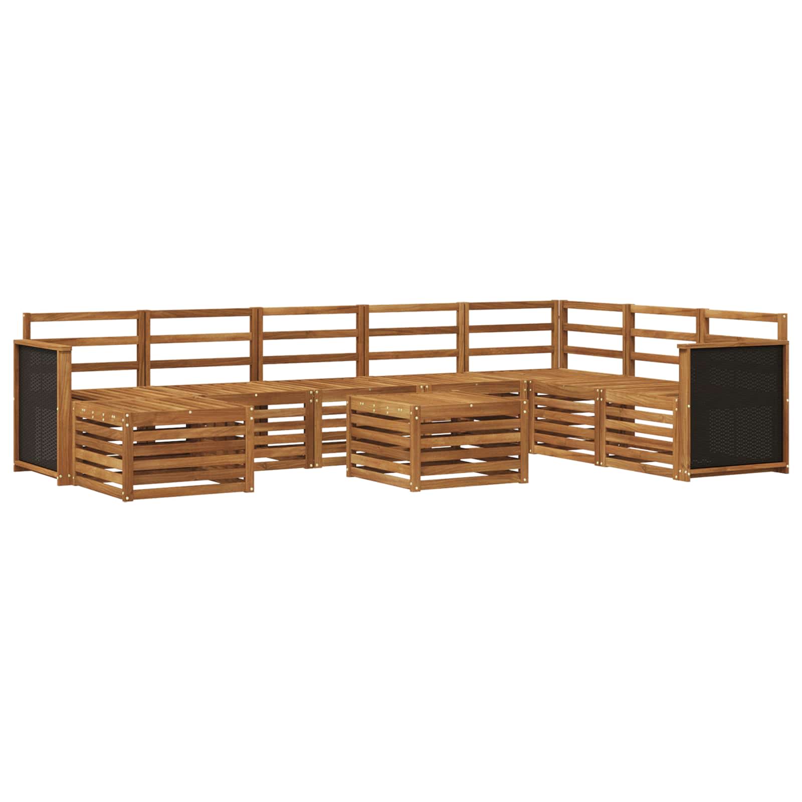 Ensemble de canapés d'extérieur 7 pcs Naturel - XIOS