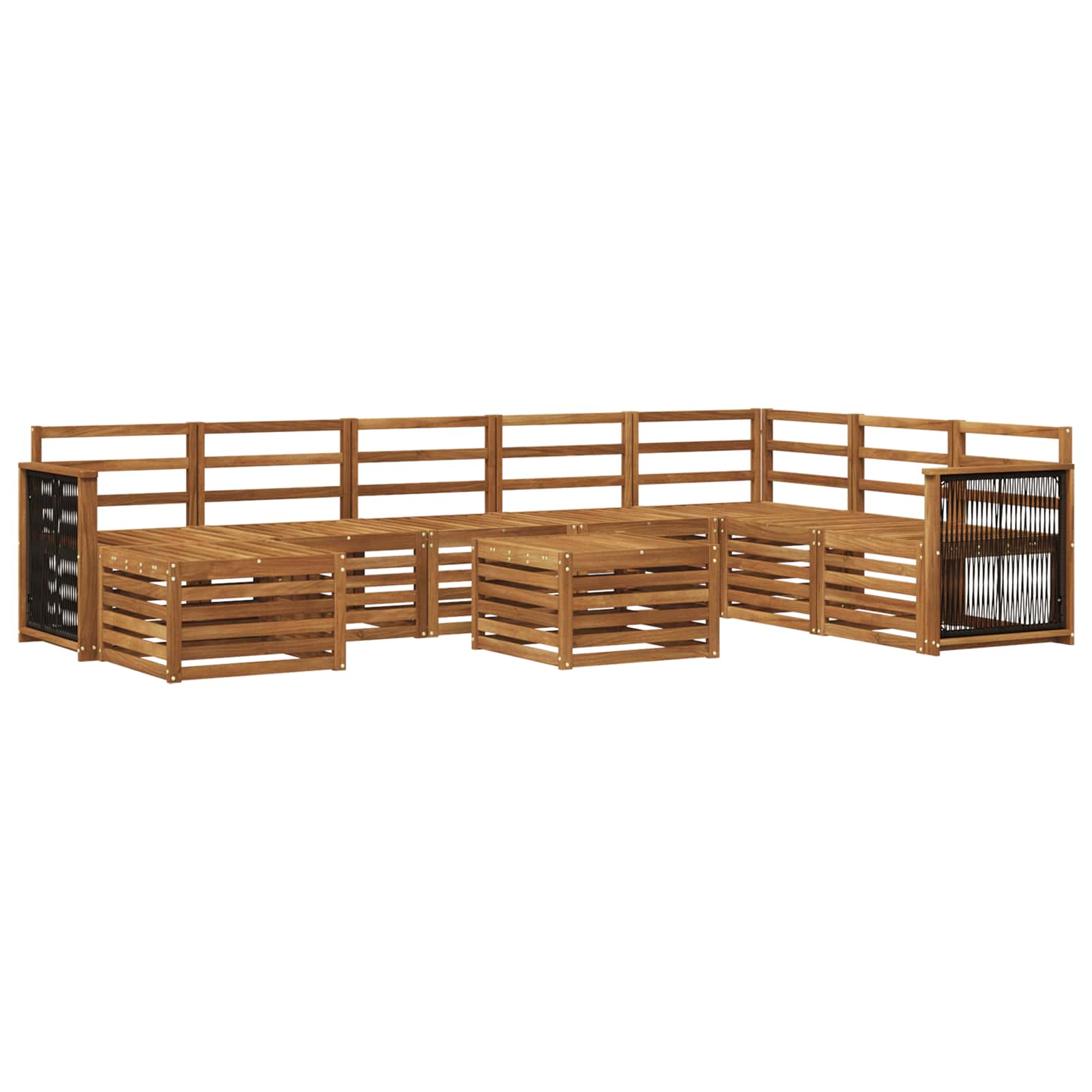 Ensemble de canapés d'extérieur 7 pcs Naturel - XIOS